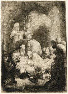 Die Beschneidung: kleine Platte, 1630