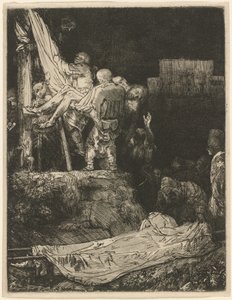 Die Kreuzabnahme bei Fackellicht von Rembrandt van Rijn