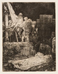Die Kreuzabnahme bei Fackellicht von Rembrandt van Rijn
