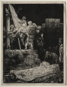 Die Kreuzabnahme bei Fackellicht von Rembrandt van Rijn
