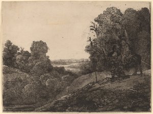 Die Flucht nach Ägypten: Verändert von Seghers von Rembrandt van Rijn