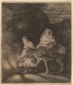 Die Flucht nach Ägypten: ein Nachtstück