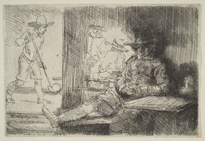 Der Golfspieler von Rembrandt van Rijn