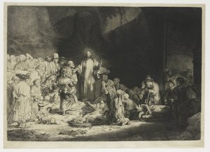 Der Hundertguldenblatt von Rembrandt van Rijn