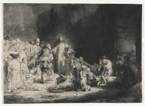 Der Hundertguldenblatt von Rembrandt van Rijn