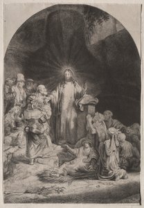 Der Hundert-Gulden-Druck, um 1649 von Rembrandt van Rijn