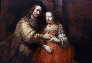 Die jüdische Braut, Das Liebespaar, 1667 von Rembrandt van Rijn