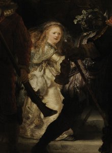 Die Nachtwache (Detail), 1642 von Rembrandt van Rijn