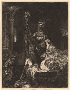Die Darstellung im Tempel im Dunklen Stil