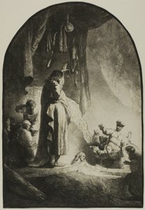 Die Auferweckung des Lazarus: Die größere Platte von Rembrandt van Rijn