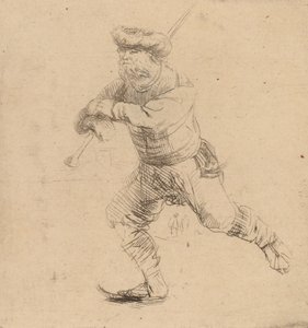 Der Skater, ca. 1639 von Rembrandt van Rijn