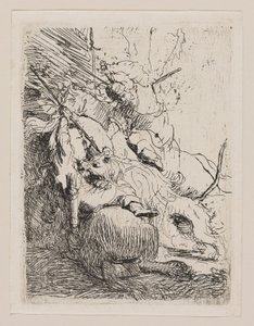 Die kleine Löwenjagd (mit einem Löwen)