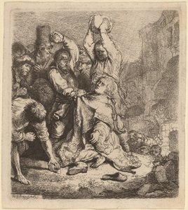 Die Steinigung des Heiligen Stephanus von Rembrandt van Rijn