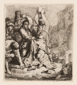 Die Steinigung des Heiligen Stephanus von Rembrandt van Rijn