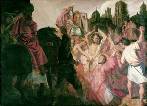 Die Steinigung des heiligen Stephanus, 1625 von Rembrandt van Rijn