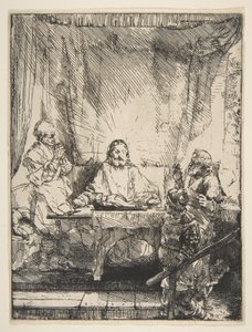 Das Abendmahl in Emmaus, 1654