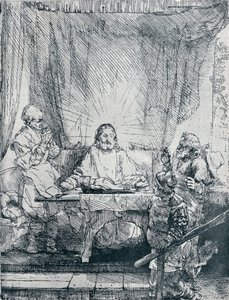 Das Abendmahl in Emmaus, 1654