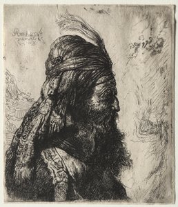 Der dritte orientalische Kopf von Rembrandt van Rijn