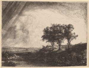 Die drei Bäume von Rembrandt van Rijn