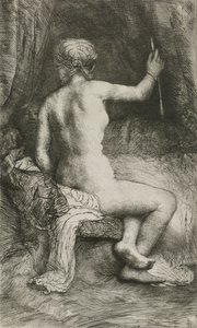 Die Frau mit dem Pfeil, 1661 von Rembrandt van Rijn