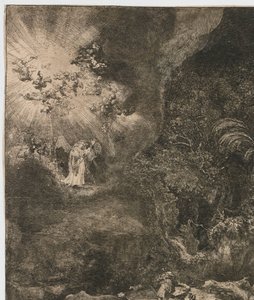 Der Engel erscheint den Hirten von Rembrandt van Rijn