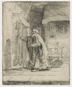 Die Blindheit von Tobit: die größere Platte