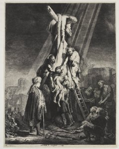 Die Kreuzabnahme: zweite Platte