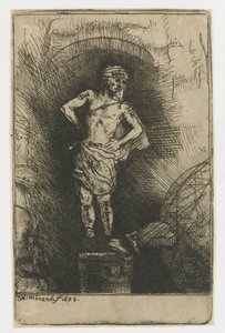 Das Bild, das Nebukadnezar sah von Rembrandt van Rijn