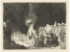 Darstellung im Tempel von Rembrandt van Rijn