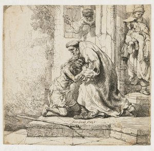 Die Rückkehr des verlorenen Sohnes von Rembrandt van Rijn