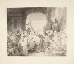 Triumph des Mardocheus von Rembrandt van Rijn