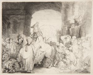 Triumph von Mordechai von Rembrandt van Rijn