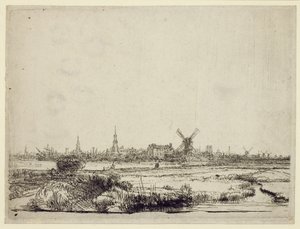 Ansicht von Amsterdam, ca. 1640