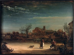 Winterlandschaft von Rembrandt van Rijn