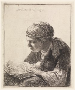 Frau beim Lesen