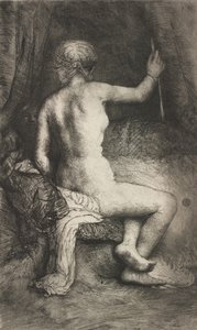 Frau mit dem Pfeil, 1661 von Rembrandt van Rijn
