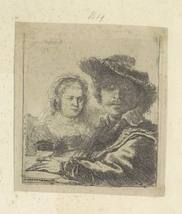 Selbstporträt mit Saskia von Rembrandt van Rijn