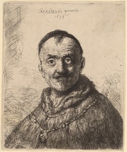 Der erste orientalische Kopf von Rembrandt van Rijn and Studio of Rembrandt