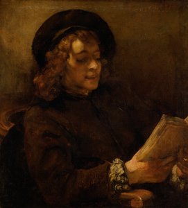 Titus van Rijn, der Sohn des Künstlers, beim Lesen