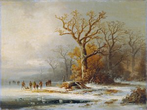 Winterlandschaft von Remigius Adrianus van Haanen
