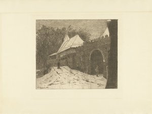 Stadtansicht mit Koppelpoort in Amersfoort von Remmert Dekker