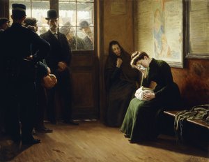 Abfahrt der Gefangenen