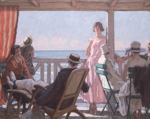 Am Ufer des Ärmelkanals, ca. 1924 von René François Xavier Prinet