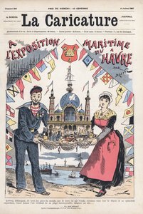 Maritime Ausstellung in Le Havre, Frankreich von Renard Jules Draner