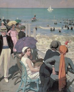 Badezeit in Cabourg von René François Xavier Prinet