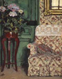 Ecke des Sofas von René François Xavier Prinet