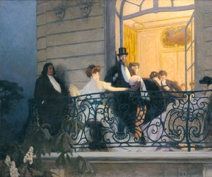 Der Balkon von René François Xavier Prinet