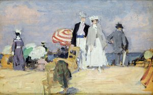 Der Strand bei Flut von René François Xavier Prinet