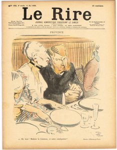 Cover von „Le Lire“, Satirisch in Farben von Rene George Hermann Paul