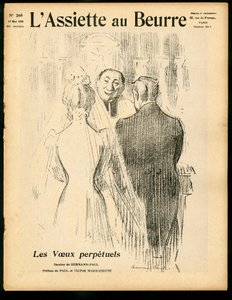 Titelblatt von Der Butterteller, Nummer 268, Satirique en Couleurs von Rene George Hermann Paul